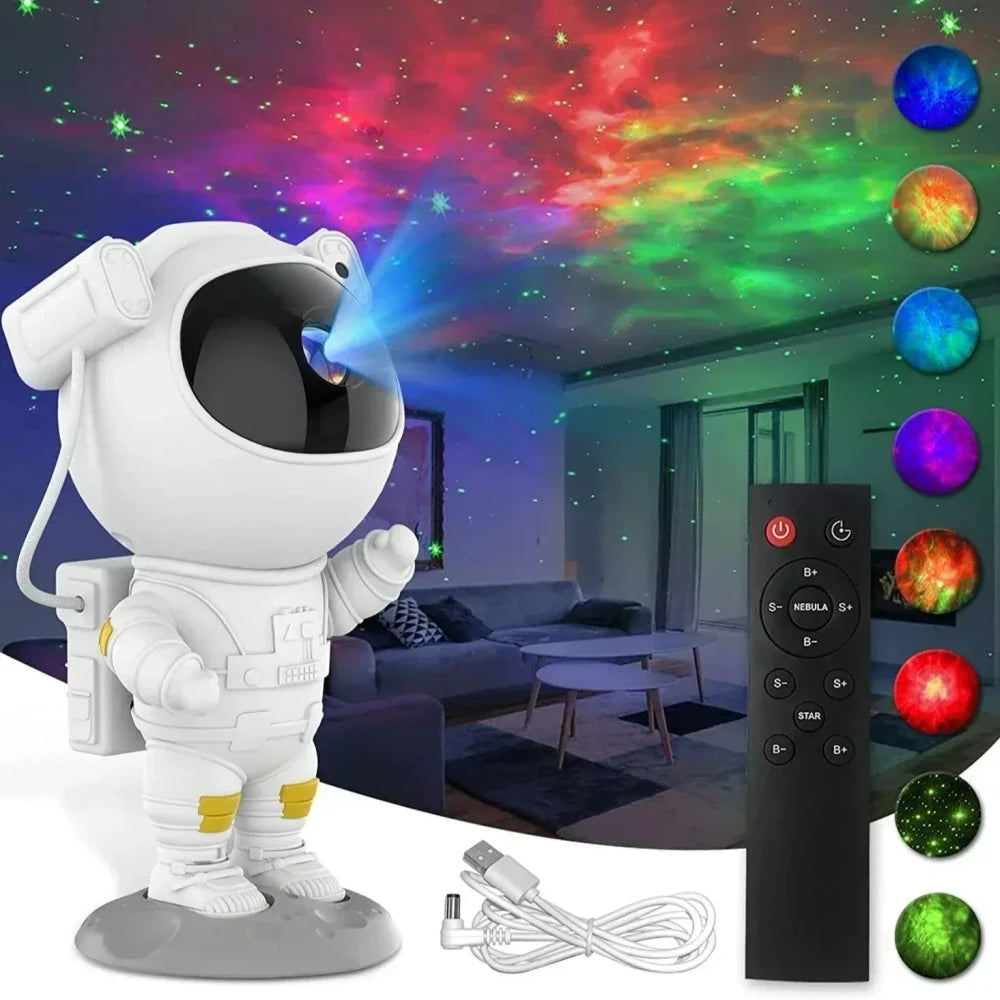 👨‍🚀 Proyector Galaxias Y Estrellas Astronauta | Noches Llenas de Estrellas