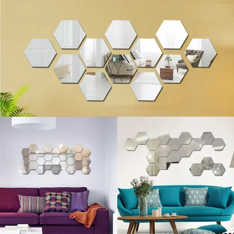 🌟 Espejos Hexagonales Modernos | Decora con Estilo Sin Remodelar