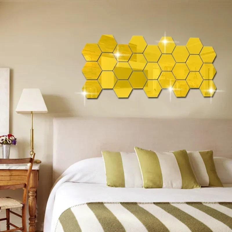 🌟 Espejos Hexagonales Modernos | Decora con Estilo Sin Remodelar