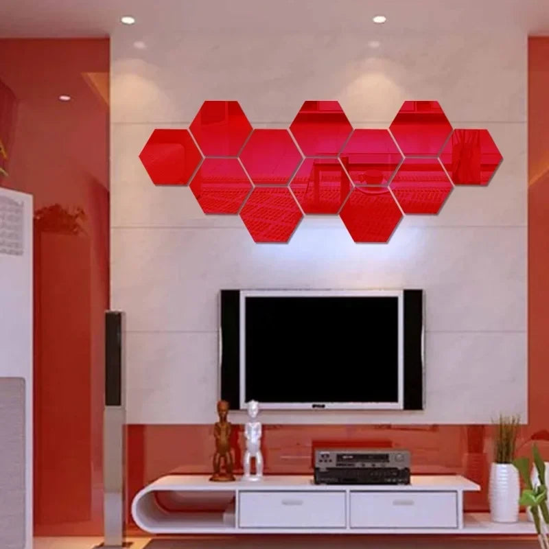 🌟 Espejos Hexagonales Modernos | Decora con Estilo Sin Remodelar