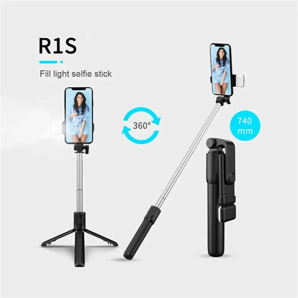 ✨ Trípode Selfie Stick con Luz LED | Fotos y Videos Profesionales en Cualquier Lugar