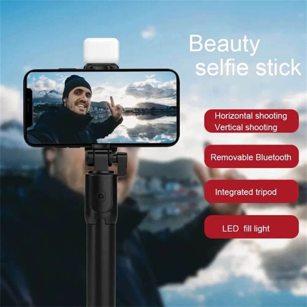 ✨ Trípode Selfie Stick con Luz LED | Fotos y Videos Profesionales en Cualquier Lugar