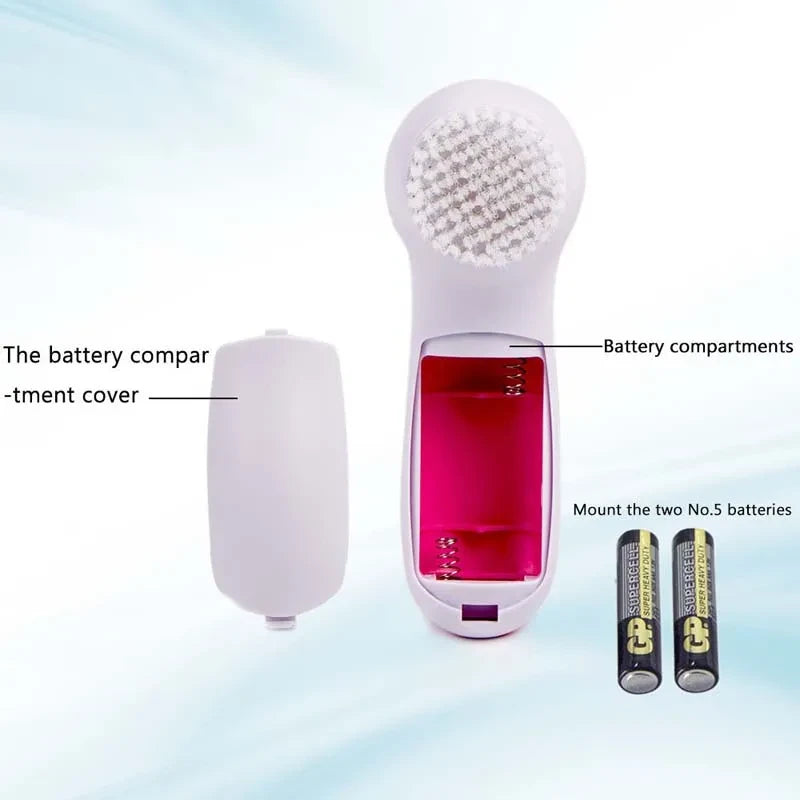 ✨ Cepillo Facial Eléctrico 5 en 1 | Limpieza Profunda y Piel Radiante