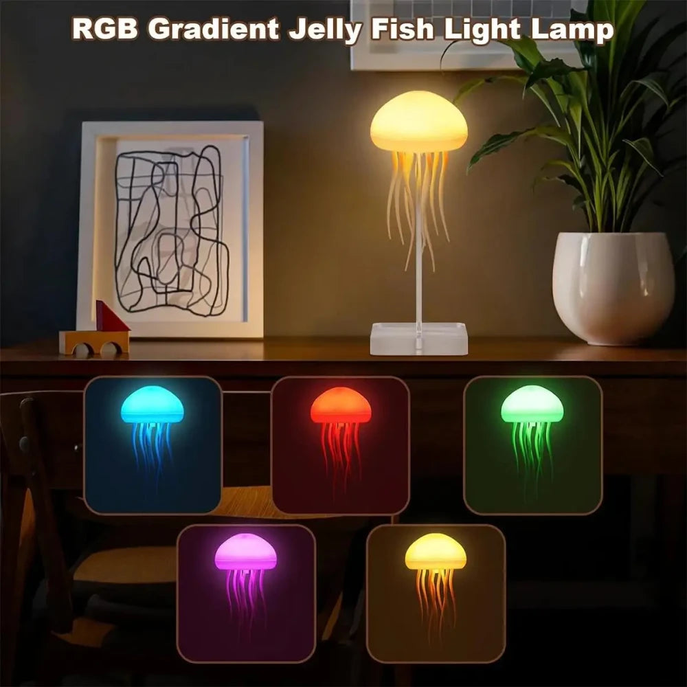 🌊🪼 Lámpara LED Decorativa de Medusa RGB | Un Océano de Luz y Relajación en tu Espacio