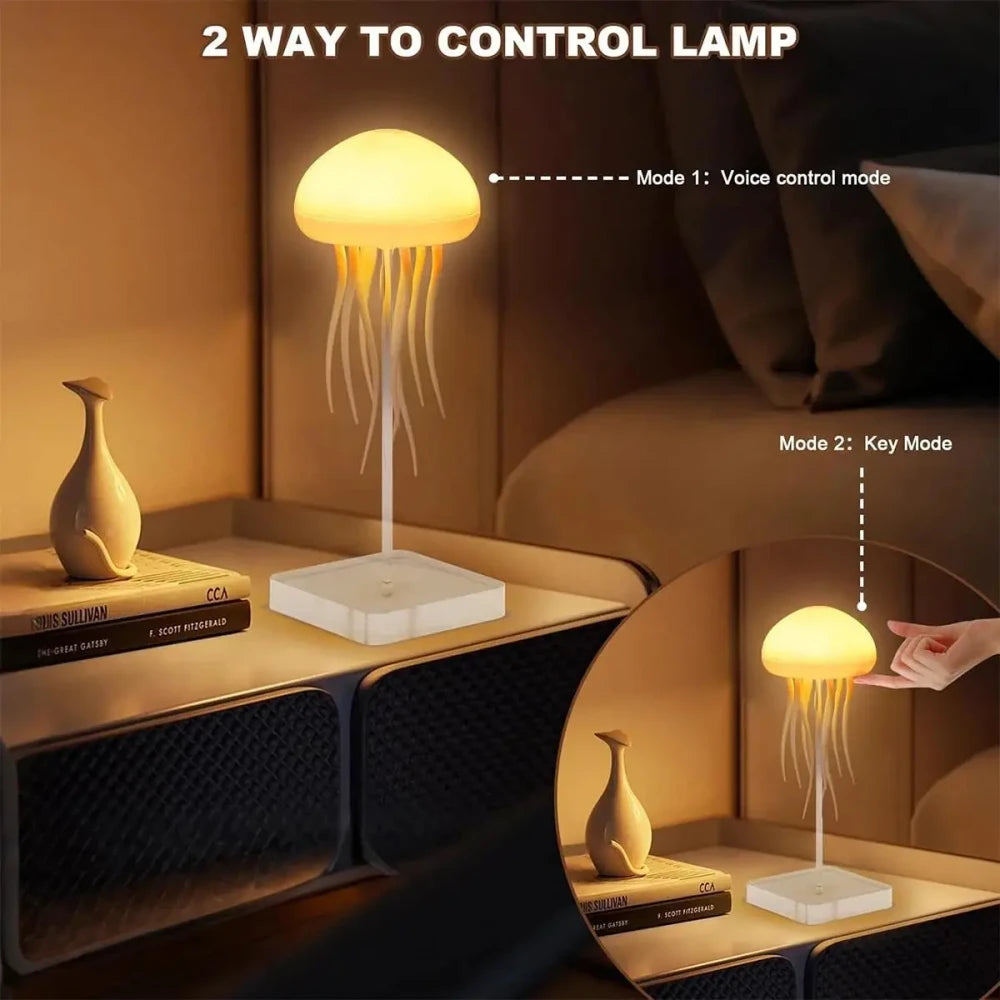 🌊🪼 Lámpara LED Decorativa de Medusa RGB | Un Océano de Luz y Relajación en tu Espacio