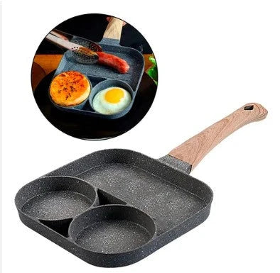 ⏱️ Cocina Más Rápido | Sartén Antiadherente 3 en 1