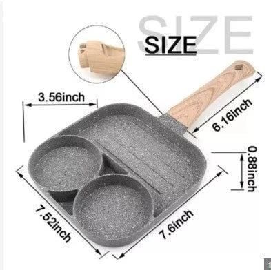 ⏱️ Cocina Más Rápido | Sartén Antiadherente 3 en 1