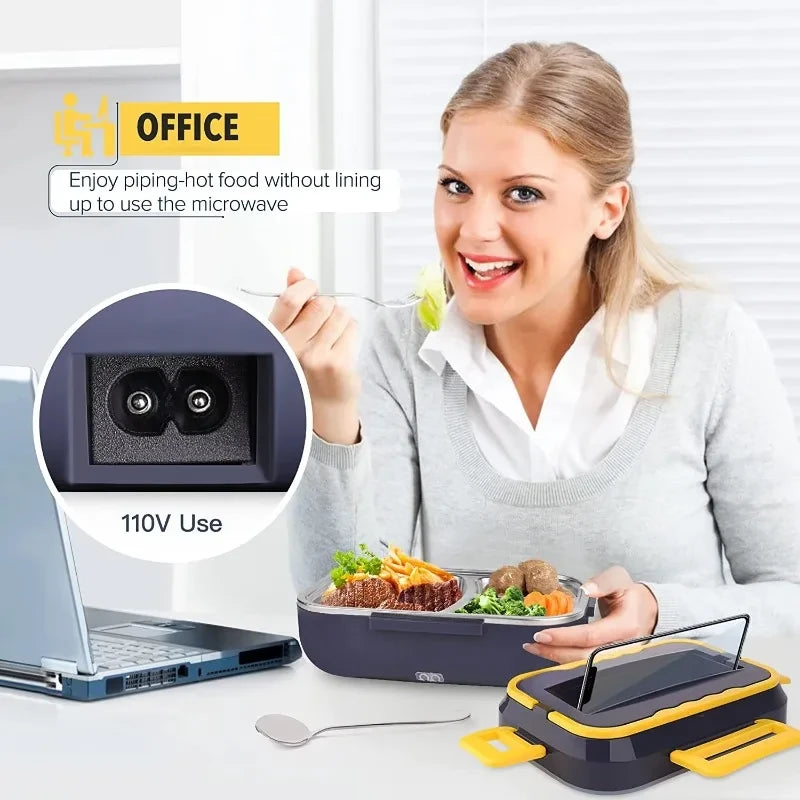 🍱 Lonchera Eléctrica Portátil | Disfruta Comida Caliente Donde Estés