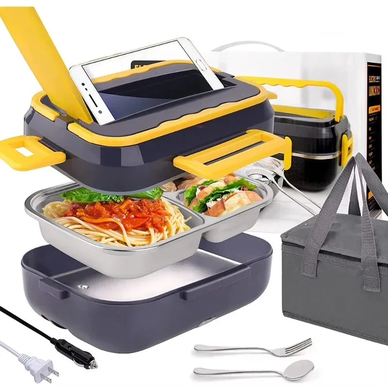 🍱 Lonchera Eléctrica Portátil | Disfruta Comida Caliente Donde Estés