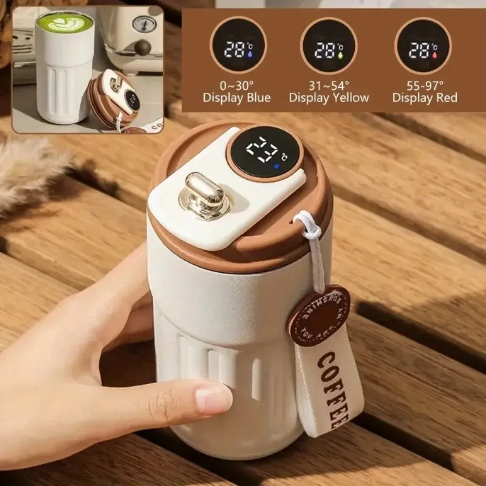 🌡️ Termo Inteligente con Pantalla LED | Tu Bebida Siempre a la Temperatura Ideal